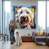 Color Me Pup Texture Portrait