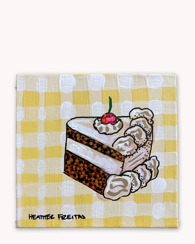 Chocolate Cake ( Original Painting ) - Ocean Monroe