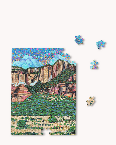 Evergreen Sandstone Fine Art Puzzle - Ocean Monroe
