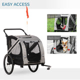 2-In-1 Pet Bike Trailer Stroller