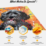 Watercolor Painting Texture Portrait