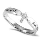 CZ Tiny Tip Ring