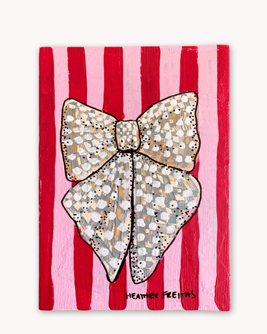 Plaid Ribbon ( Original Painting ) - Ocean Monroe