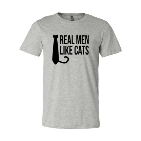 Real Men Like Cat T-Shirt - Ocean Monroe