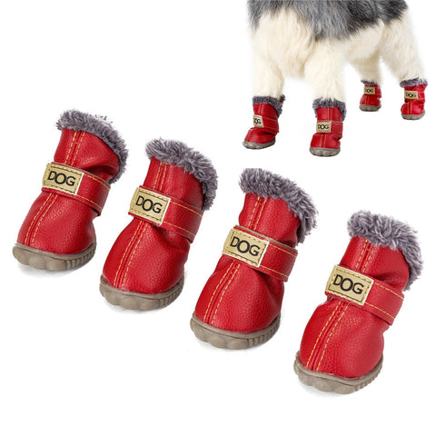 Dog Australia Waterproof Fleece-Lined Warm Dog Snow Boots - Ocean Monroe