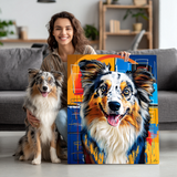 Color Me Pup Texture Portrait