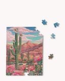 Desert Paradise & Jaguar Vibes Fine Art Puzzle - Ocean Monroe