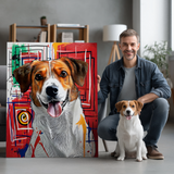 Color Me Pup Texture Portrait