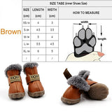 Dog Australia Waterproof Fleece-Lined Warm Dog Snow Boots - Ocean Monroe
