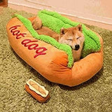 Hot Dog Shaped Pet Bed - Ocean Monroe