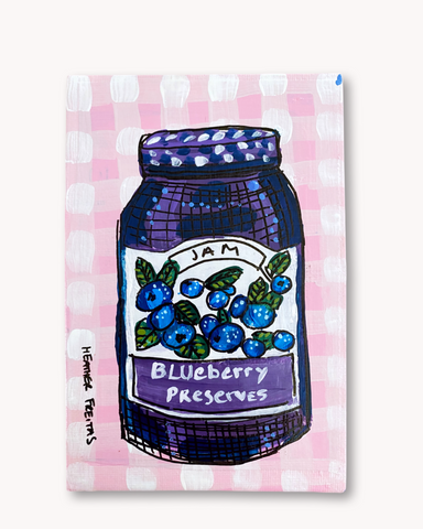 Blueberry Jam ( Original Painting ) - Ocean Monroe
