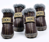 Dog Australia Waterproof Fleece-Lined Warm Dog Snow Boots - Ocean Monroe