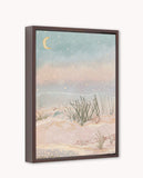 Salt Framed Canvas Print