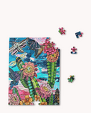 Twilight Desert Pollinators Fine Art Puzzle - Ocean Monroe