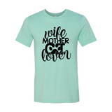 Wife Mother Cat Lover T-Shirt