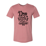 Dogs Books Coffee T-Shirt - Ocean Monroe