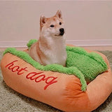 Hot Dog Shaped Pet Bed - Ocean Monroe