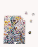 Pastel Skeleton Fine Art Puzzle - Ocean Monroe