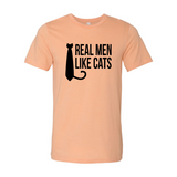 Real Men Like Cat T-Shirt - Ocean Monroe