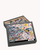 Pastel Skeleton Fine Art Puzzle - Ocean Monroe