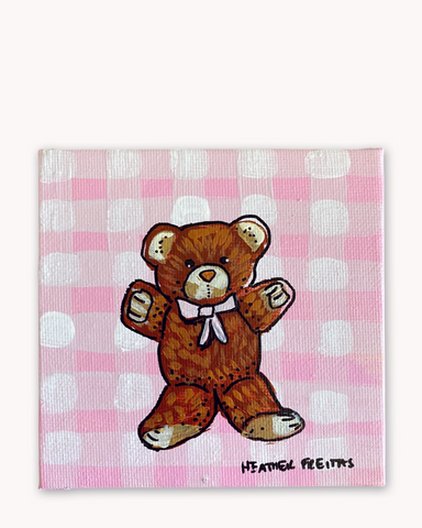 Teddy Bear ( Original Painting ) - Ocean Monroe