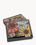 Flower Power Fine Art Puzzle - Ocean Monroe