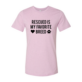 Rescued Is My Favorite Place T-Shirt - Ocean Monroe