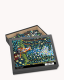 Moody Forest Fox Fine Art Puzzle - Ocean Monroe