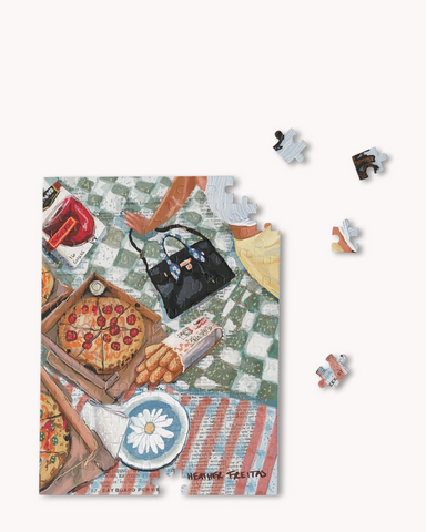 Picnic Fine Art Puzzle - Ocean Monroe