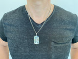 Alpha Omega Dog Tag Necklace