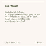 Amélie –  Linen Cotton Oasis Candle