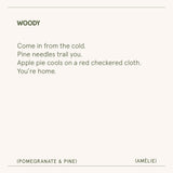 Amélie – Pomegranate & Pine Candle