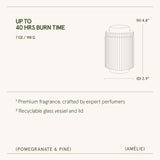 Amélie – Pomegranate & Pine Candle