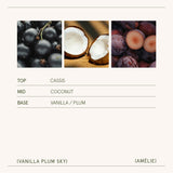 Amélie – Vanilla Plum Sky 3oz Candle