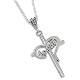Heart's Desire Cross Necklace