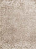 Tan Bonhill Leopard Print Area Rug