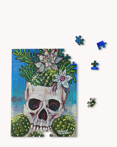 Desert Bloom Fine Art Puzzle - Ocean Monroe