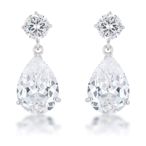 Shimmering CZ Earrings