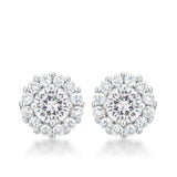 Bella Bridal Earrings in Clear