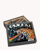 Moon Tides & Jaguar Vibes Fine Art Puzzle - Ocean Monroe