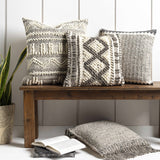 Maywood Cream Wool&Cotton Throw Pillow - Ocean Monroe