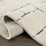 Koume Beige Maze Area Rug