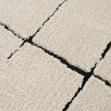 Koume Beige Maze Area Rug