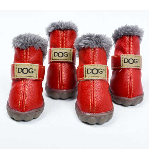 Dog Australia Waterproof Fleece-Lined Warm Dog Snow Boots - Ocean Monroe