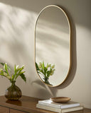Hagenburg Gold Iron Frame Mirror - Ocean Monroe
