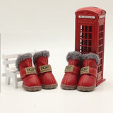 Dog Australia Waterproof Fleece-Lined Warm Dog Snow Boots - Ocean Monroe