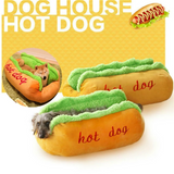 Hot Dog Shaped Pet Bed - Ocean Monroe