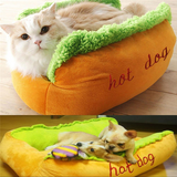 Hot Dog Shaped Pet Bed - Ocean Monroe