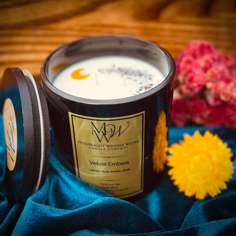 Velvet Embers | Luxury Soy Wax Candle - Ocean Monroe
