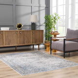 Gael Blue Boutique Washable Rug